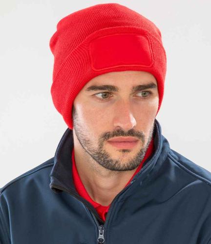 Result Genuine Recycled Thinsulate� Printers Beanie - RED - ONE